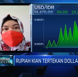 Tertekan Sentimen Eksternal, Rupiah Tembus Rp 14.470/USD