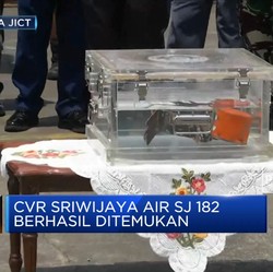 Black Box Berisi CVR Sriwijaya Air SJ 182 Berhasil Ditemukan