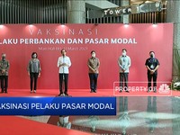 Jokowi Tinjau Vaksinasi Pelaku Pasar Modal, IHSG Anjlok 1%