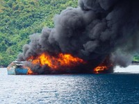 Duaarrr! 10 Kapal Vietnam Pencuri Ikan Ditenggelamkan