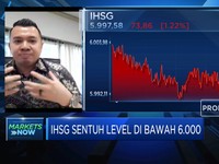 Lanjutkan Pelemahan, IHSG Sentuh Level di Bawah 6.000