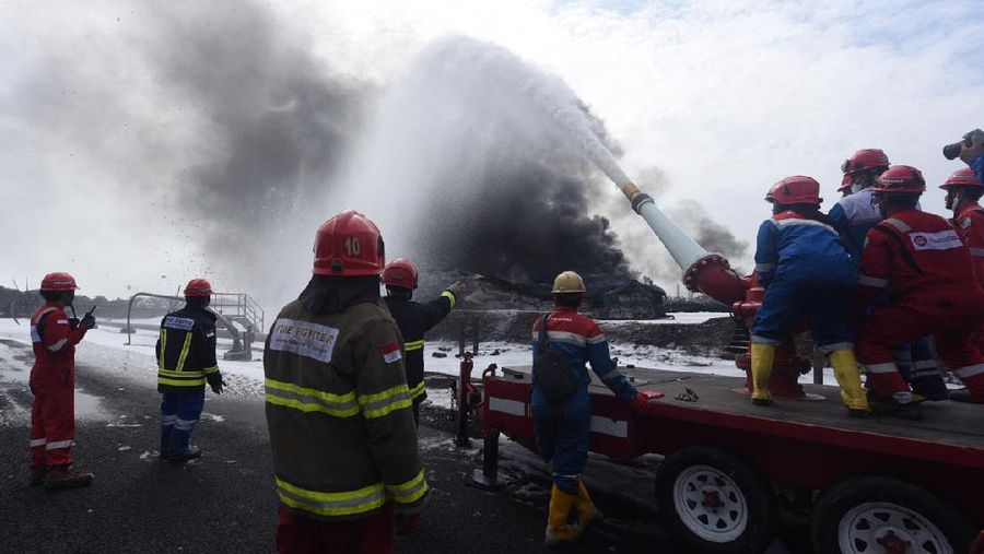 Menyusul Tangki Ke-3 Padam, Pertamina Fokus 1 Titik Api. (Pertamina)