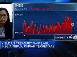 Yield US Treasury Naik Lagi, IHSG Ambruk & Rupiah Terhempas