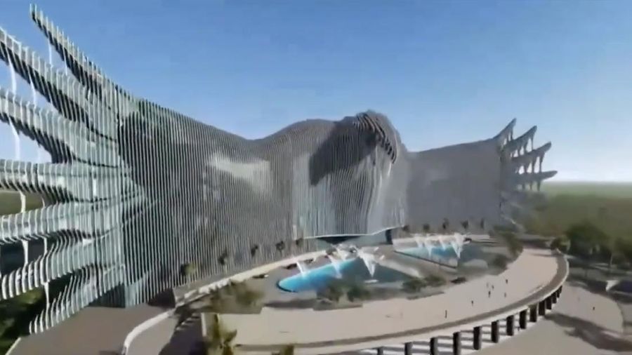 Desain Burung Garuda Istana Negara