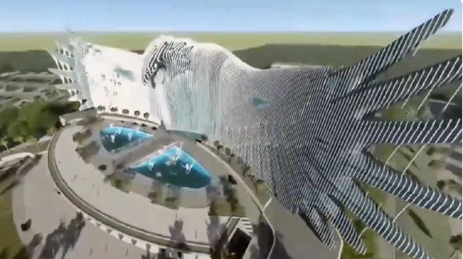 Desain Burung Garuda Istana Negara