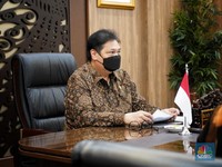 Airlangga & Menteri Inggris Bahas Konferensi Perubahan Iklim