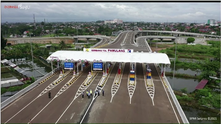 presmian Jalan tol Pamulang/Dok. Sekpres presmian Jalan tol Pamulang/Dok. Sekpres