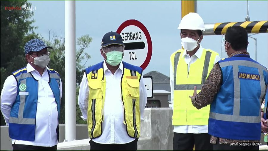presmian Jalan tol Pamulang/Dok. Sekpres