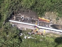 Potret Kecelakaan Kereta Api Fatal di Taiwan, 41 Orang Tewas