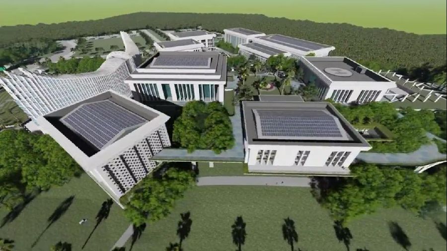 Desaiin Garuda Istana Negara Ibu Kota Baru (Instagram/@Jokowi)