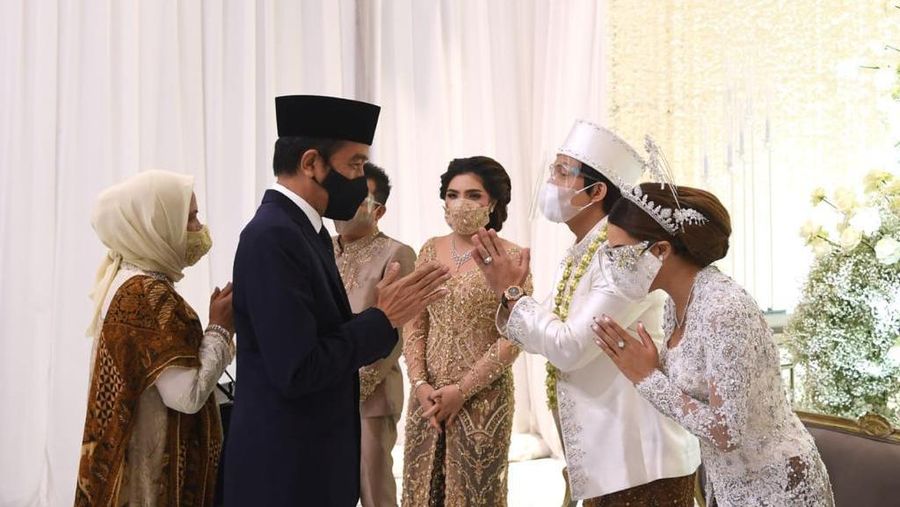 Jokowi-Prabowo jadi Saksi Akad Nikah Atta Halilintar dan Aurielle ( Lukas - Biro Pers Sekretariat Presiden)