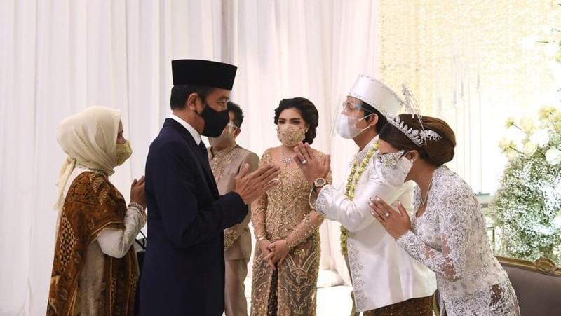 Jokowi-Prabowo jadi Saksi Akad Nikah Atta Halilintar dan Aurielle ( Lukas - Biro Pers Sekretariat Presiden)