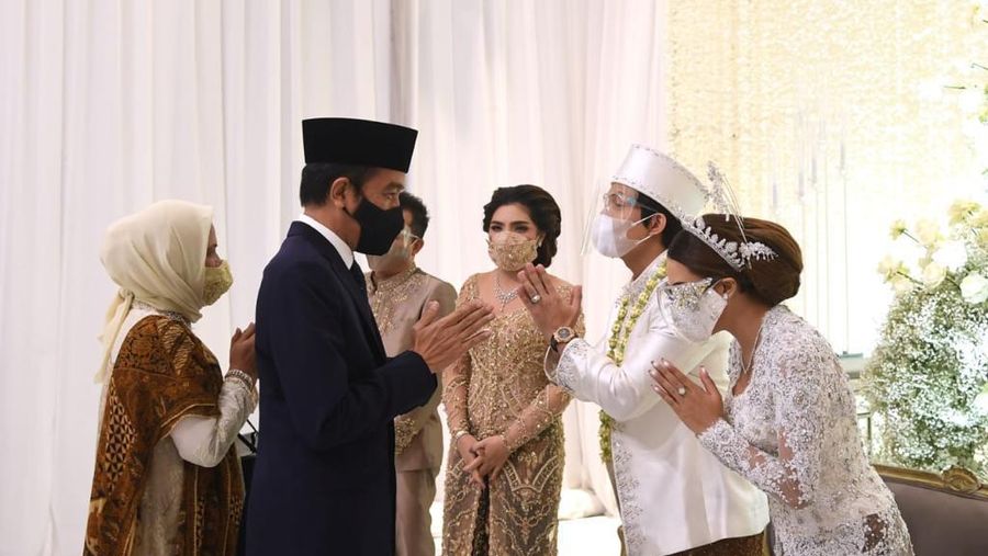 Jokowi-Prabowo jadi Saksi Akad Nikah Atta Halilintar dan Aurielle ( Lukas - Biro Pers Sekretariat Presiden)