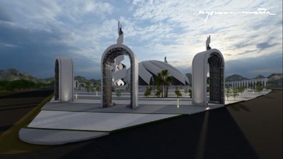 Masjid Agug IKN (Instagram/@Nyoman_Nuarta)