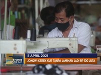Jokowi Kerek KUR Jadi Rp 100 Juta Hingga Anggaran Infra Biden