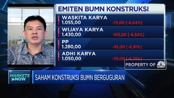 Kinerja Anjlok, Saham BUMN Konstruksi Berguguran