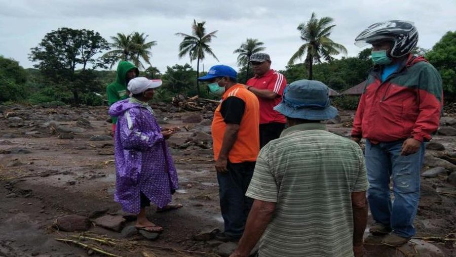 Banjir bandang dan longsor di Kabupaten Flores Timur, NTT. (Dok. BNPB)