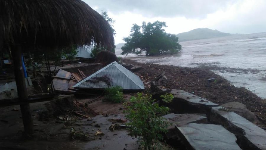 Banjir bandang dan longsor di Kabupaten Flores Timur, NTT. (Dok. BNPB)