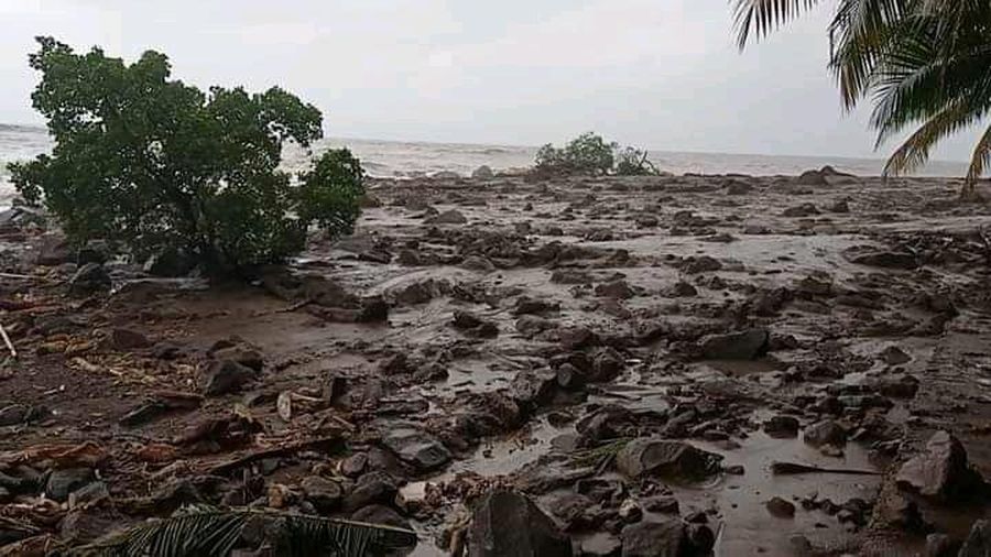Banjir bandang dan longsor di Kabupaten Flores Timur, NTT. (Dok. BNPB)