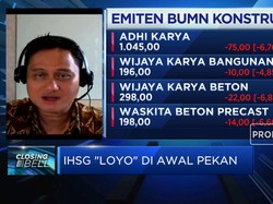 Saham BUMN Konstruksi ARB Berjamaah, IHSG Ditutup Terkoreksi