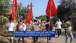 Warga Myanmar Balas Junta Militer dengan Senjata Rakitan