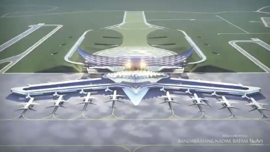 Desain Bandara Hang Nadim Batam (Tangkapan Layar via instagram @nyoman_nuarta)