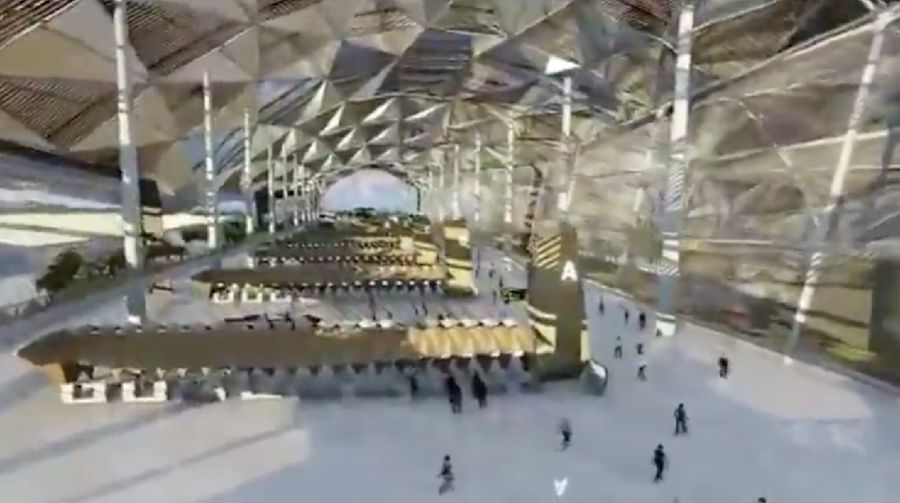 Desain Bandara Hang Nadim Batam (Tangkapan Layar via instagram @nyoman_nuarta)