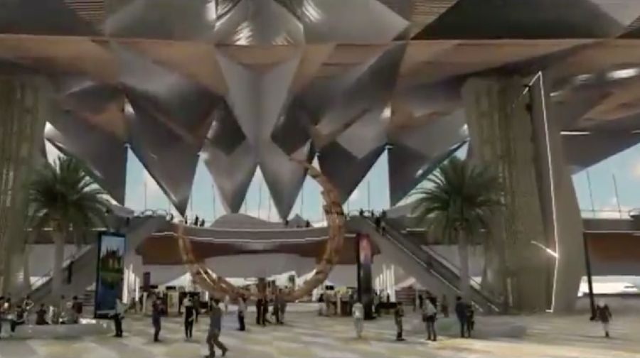 Desain Bandara Hang Nadim Batam (Tangkapan Layar via instagram @nyoman_nuarta)