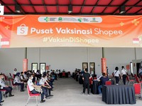 Pulihkan Ekonomi, Shopee Hadirkan Pusat Vaksinasi di Bandung