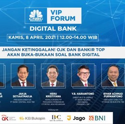 Bersiap! OJK & Bankir Top Bakal Buka-bukaan Soal Bank Digital
