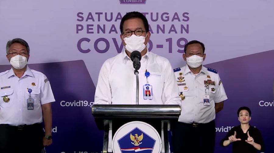 Juru bicara Satgas Penanganan Covid-19 Prof Wiku Adisasmito (Tangkapan Layar Youtube Sekretariat Presiden)