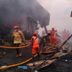 Pasar Kambing Tanah Abang Kebakaran, Ratusan Hewan Diungsikan