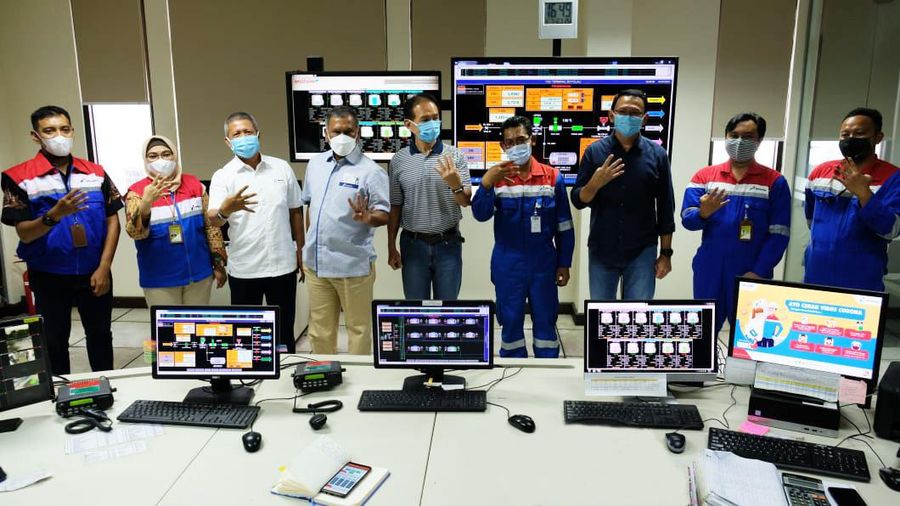Komisaris Utama Pertamina Tinjau Langsung Implementasi Digitalisasi Fuel Terminal Boyolali. (dok. Pertamina)
