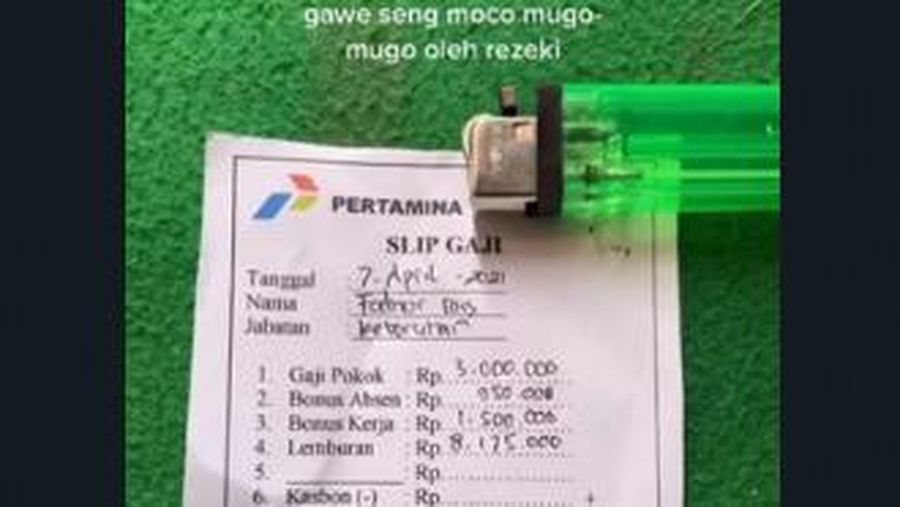 Slip Gaji Pertamina (ist)