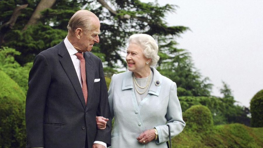 FILE - In this Nov. 18, 2007 file photo, Queen Elizabeth II and the Duke of Edinburgh at Broadlands. Prince Philip, the irascible and tough-minded husband of Queen Elizabeth II who spent more than seven decades supporting his wife in a role that both defined and constricted his life, has died, Buckingham Palace said Friday, April 9, 2021. He was 99. (Fiona Hanson/PA via AP, File)