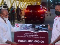 Bencana NTT-NTB, OJK & Industri Jasa Keuangan Salurkan Rp 1 M