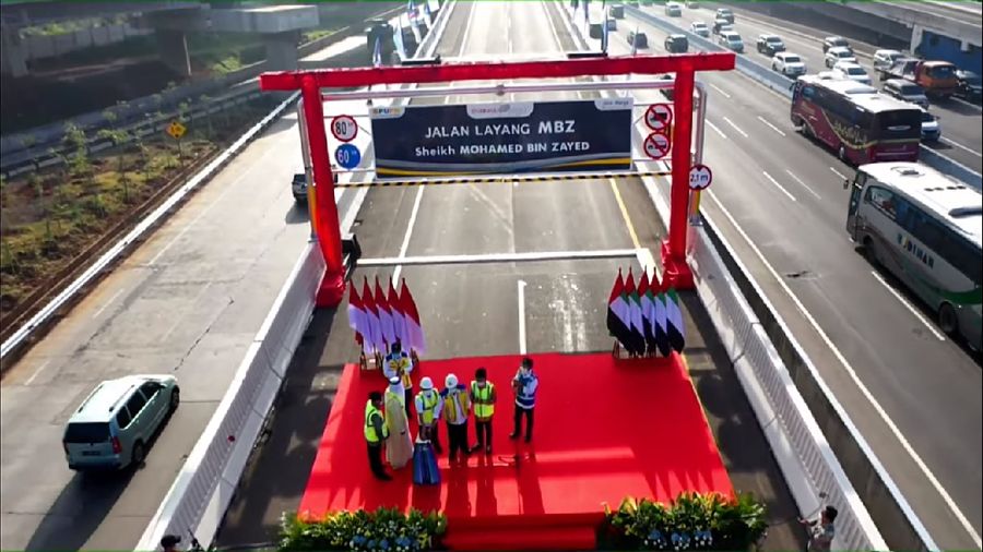Peresmian Penamaan Jalan Tol Layang Jakarta - Cikampek 
