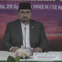 Menag Larang Umat di Zona Merah-Oranye Tarawih di Masjid