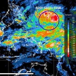 Peringatan Dini! Waspadai Ancaman Bibit Siklon Tropis 94W