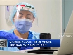 Varian Covid-19 di Afrika Selatan Tembus Vaksin Pfizer