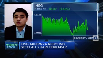 Berhasil Rebound, IHSG Menguat 1,45%