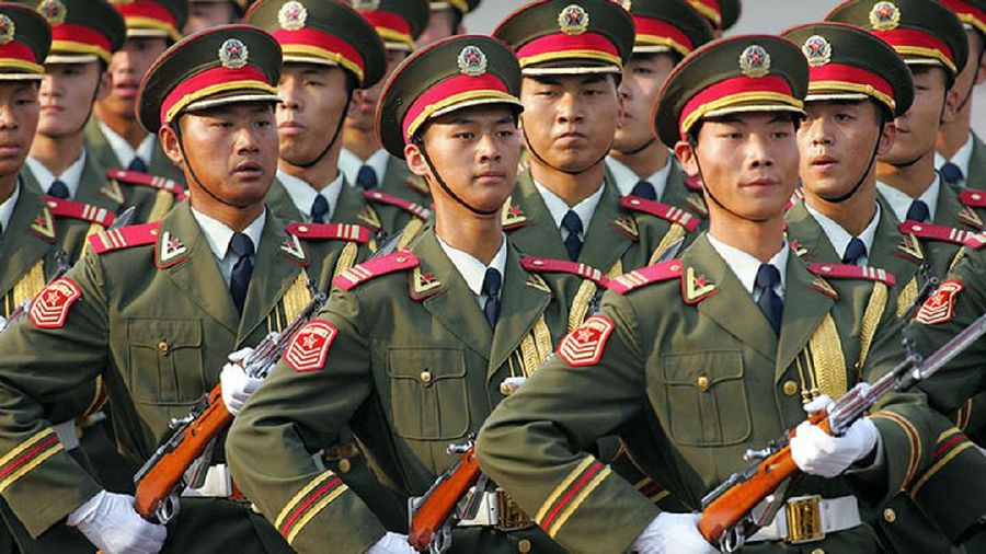 Ilustrasi tentara China. AP/