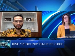 Melesat 2.05%, IHSG Balik ke Level 6.000-an