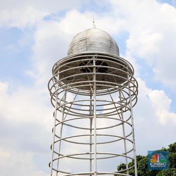 Penampakan Tugu Pamulang yang Habiskan Dana Rp 300 Juta