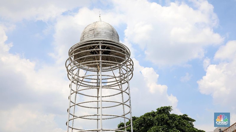 Tugu Pamulang. (CNBC Indonesia/Andrean Kristianto)