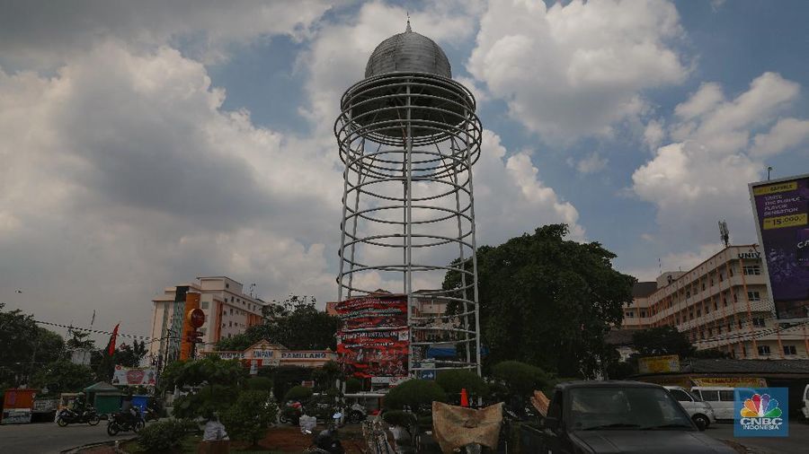 Tugu Pamulang. (CNBC Indonesia/Andrean Kristianto)
