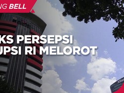 Wah! Indeks Persepsi Korupsi RI Melorot