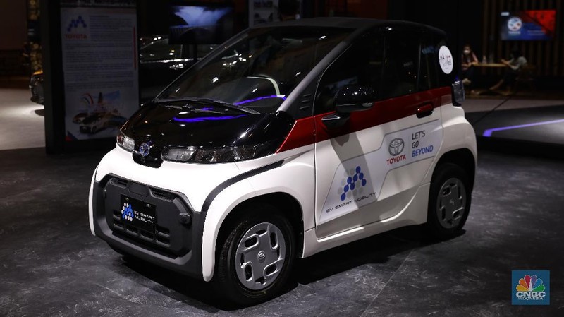 Toyota C+Pod. CNBC Indonesia/Andrean Kristianto