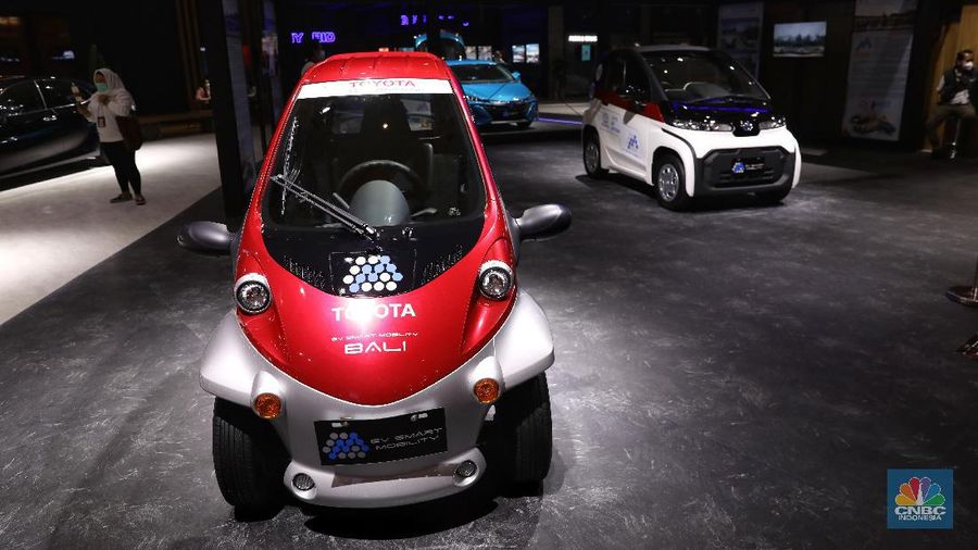 Toyota C+Pod. CNBC Indonesia/Andrean Kristianto