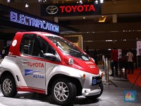 Yuk Intip! Mobil Listrik Mungil Toyota Coms dan C+Pod